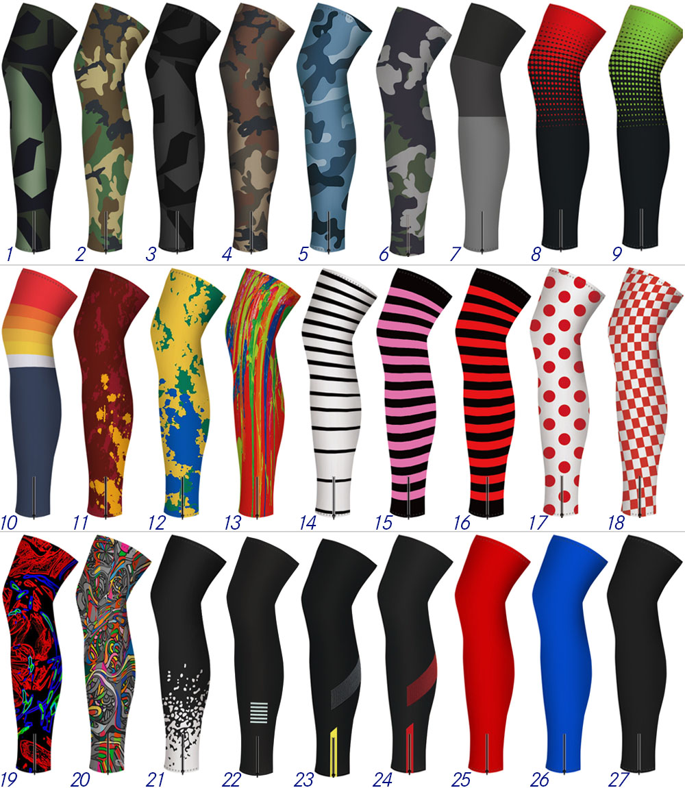 Cycling Gears - Thermal Fleece Cycling Leg Warmers, MTB