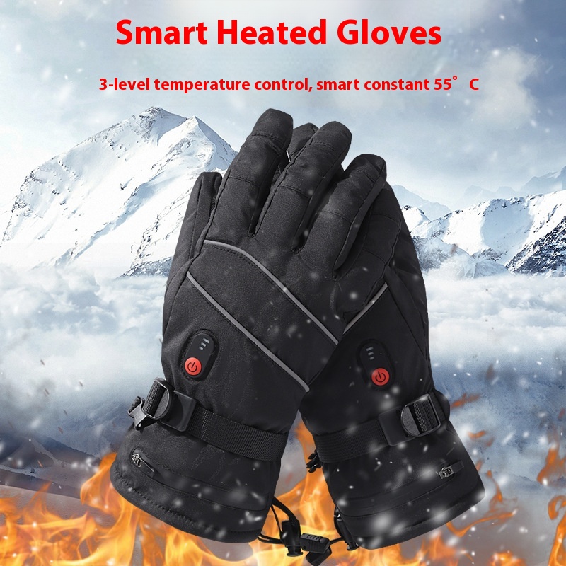 Cycling Heat Gear - Touchscreen Heating Gloves Outdoor Cycling Skiing