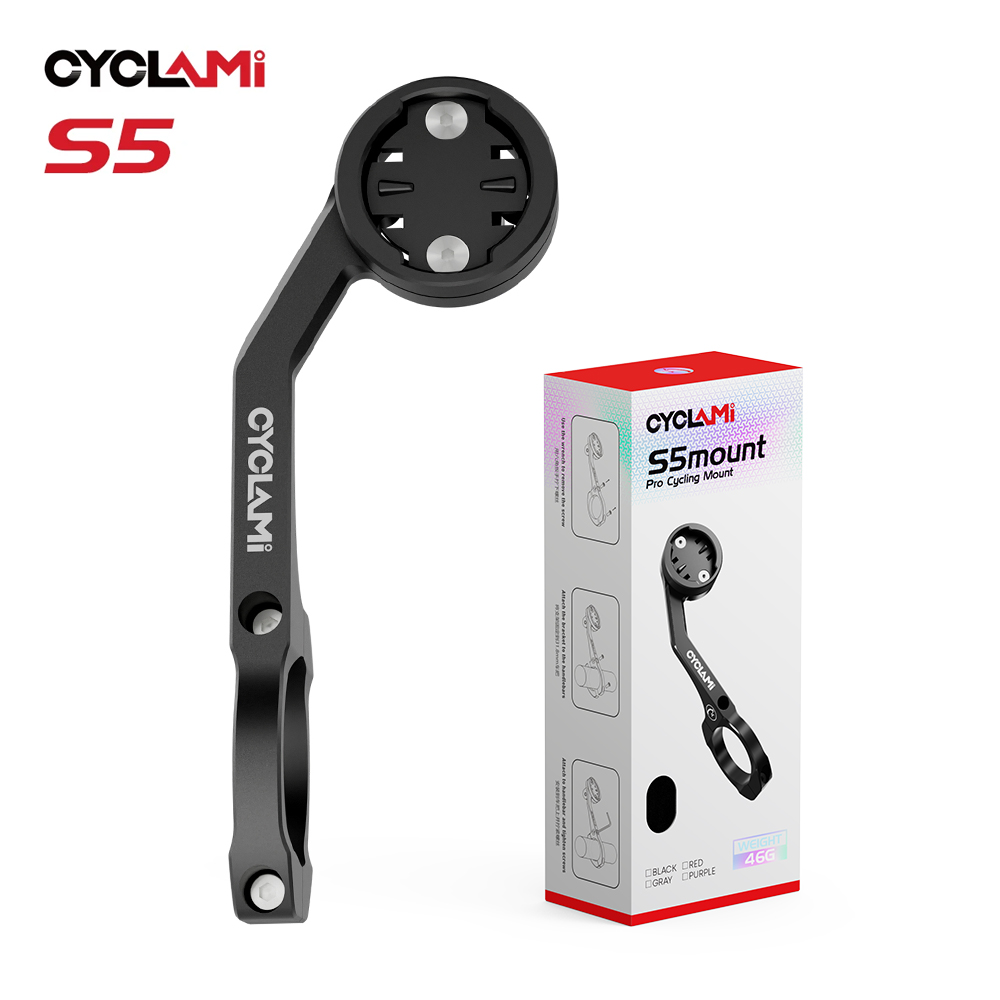Cycling Gear Mount - Aluminium Alloy Headlight Mount Dual-sided mounting