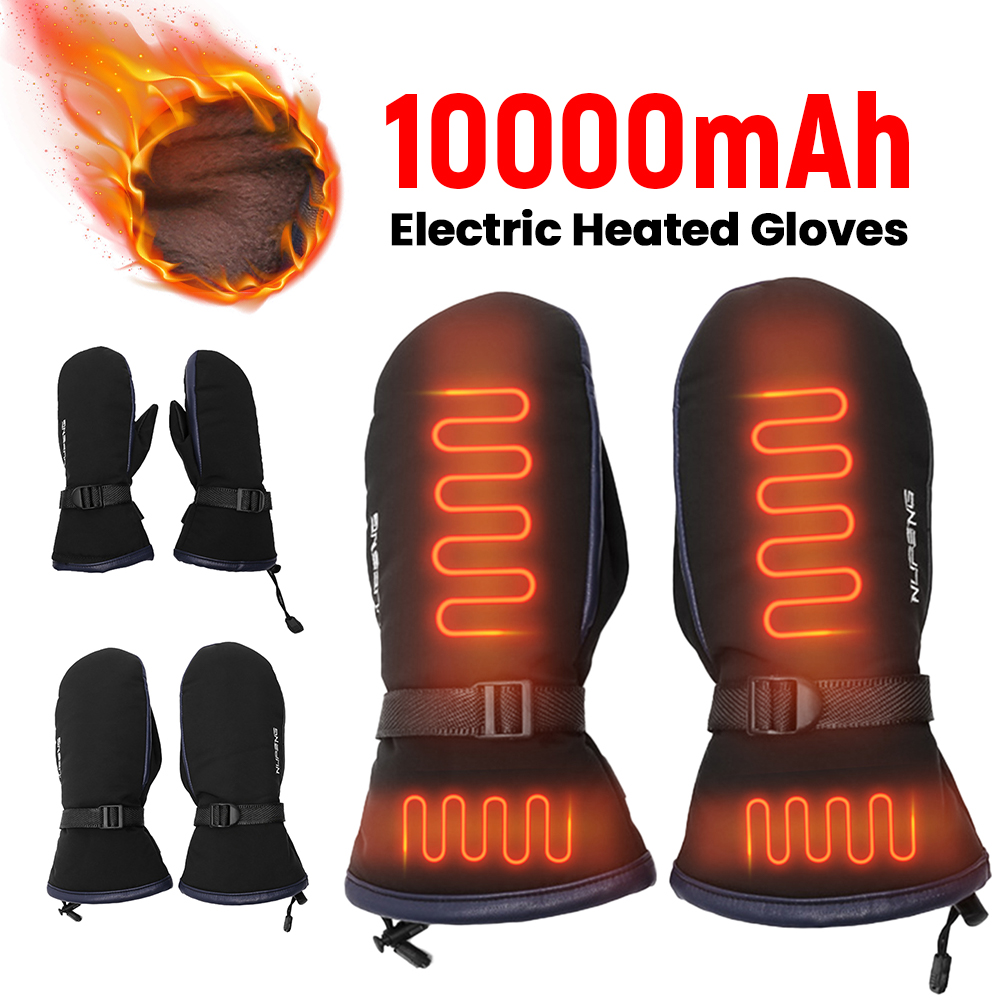 Cycling Heat Gear - Electric Heating Gloves USB Charging Snowboard