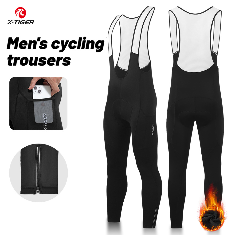 Cycling Gear To Keep You Warm - X-TIGER Men Winter Cycling Bib Pants