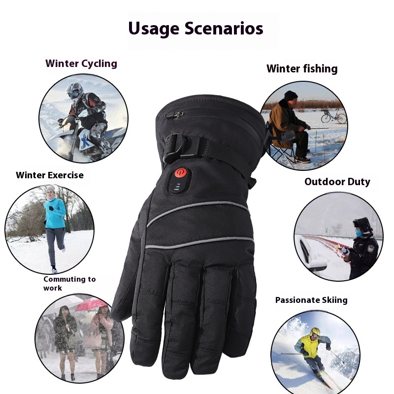 Touchscreen Heating Gloves Out - Cycling Heat Gear review and price