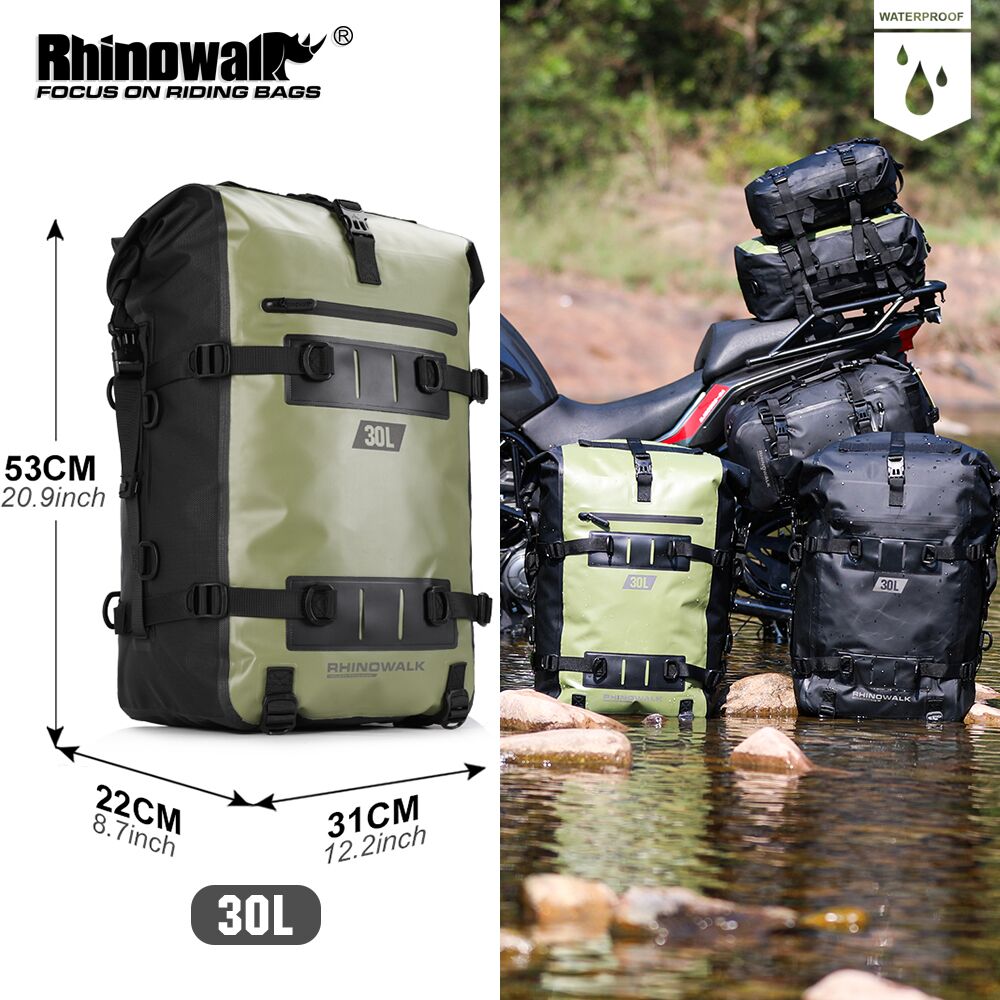 Rhinowalk Motorcycle Tail Bag  - Cycling Gear Backpack review and price