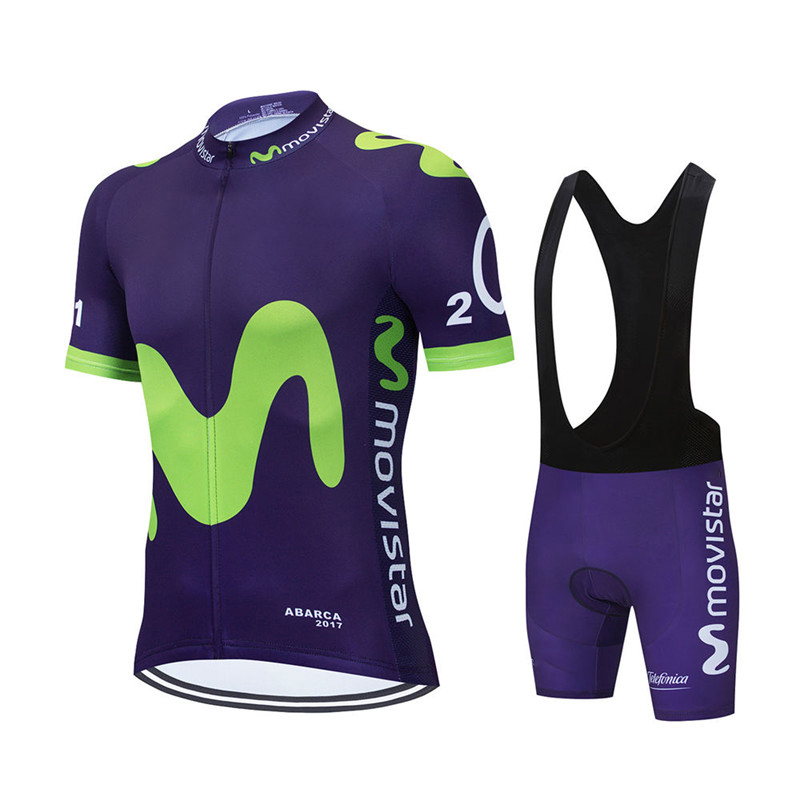 New Summer Movistar Team Cycli - Cycling Gear Clothing review and price