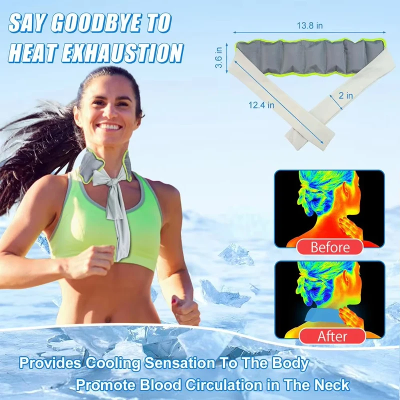 Cooling Ice Scarf for Neck Col - Cycling Heat Gear review and price