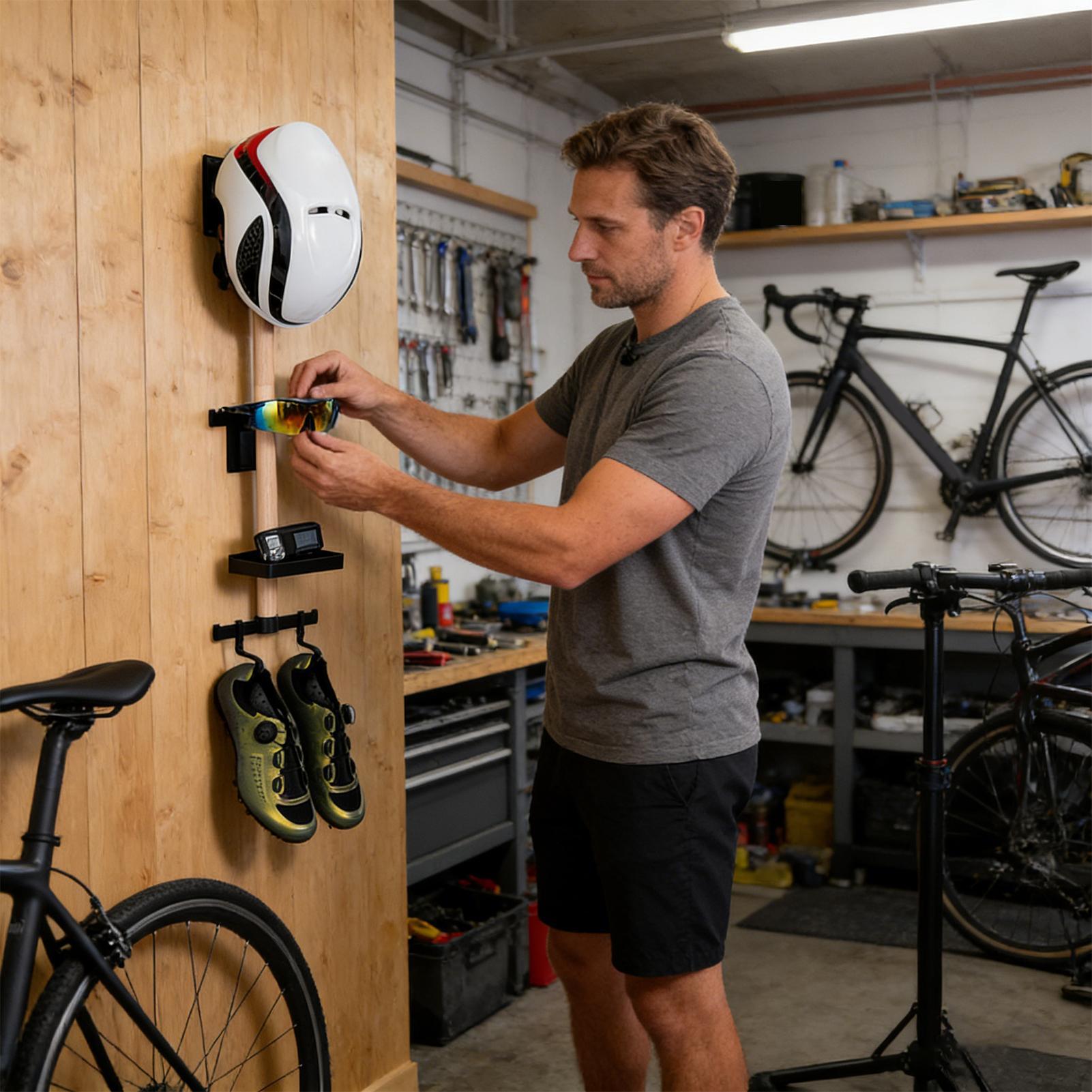 Vertical Cycling Gear Organize - Cycling Gear Wall Organizer review and price