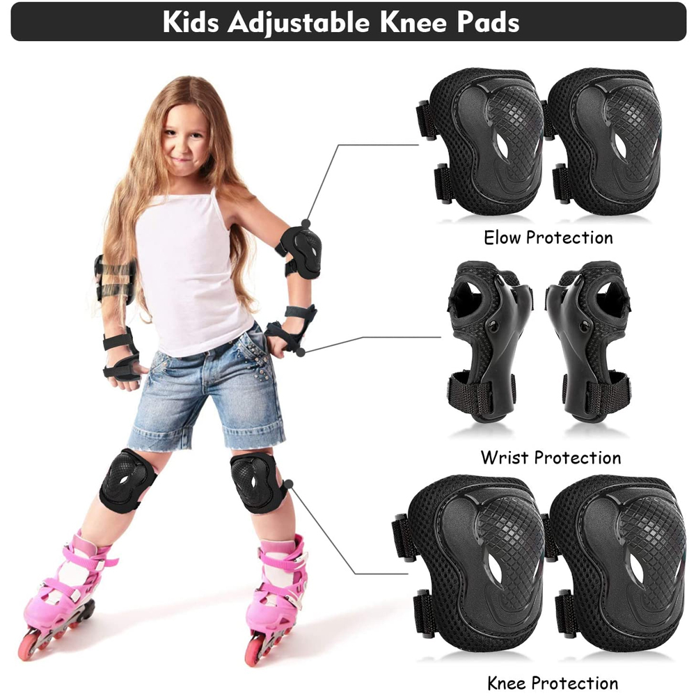 6Pcs Kids Knee Pads Elbow Pads - Cycling Safety Gear For Kids review and price