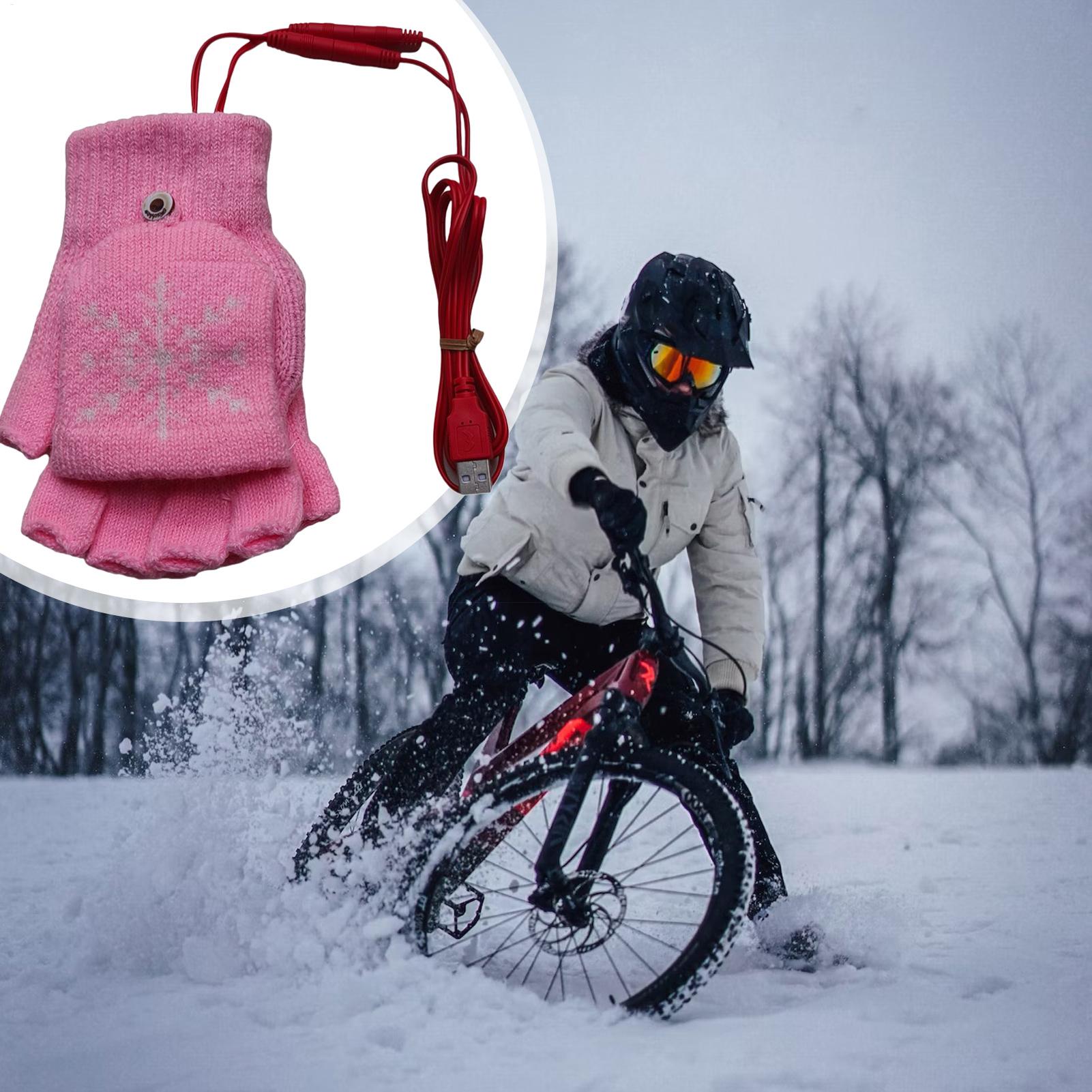 Heated Gloves Fingerless USB H - Cycling Heat Gear review and price