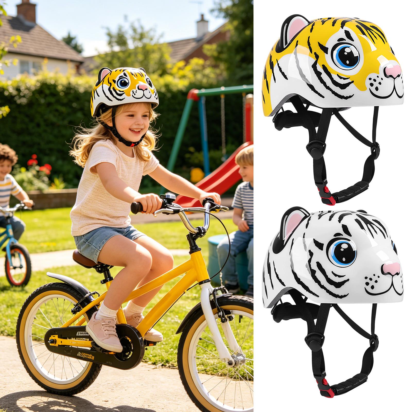 Kids Helmet Tiger Pattern Adju - Cycling Safety Gear For Kids review and price