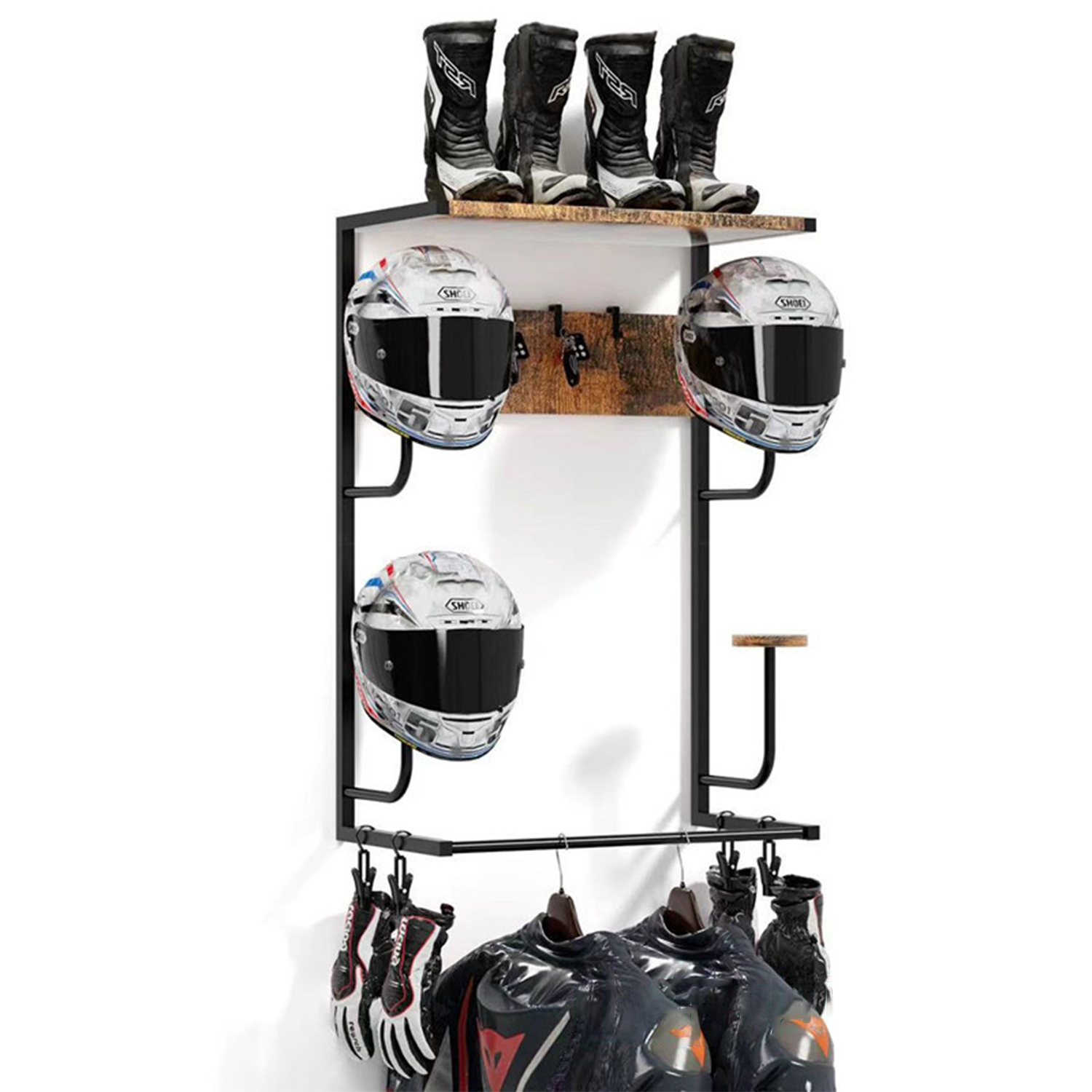 Motorcycle Helmet Holder, Wall - Cycling Gear Wall Organizer review and price