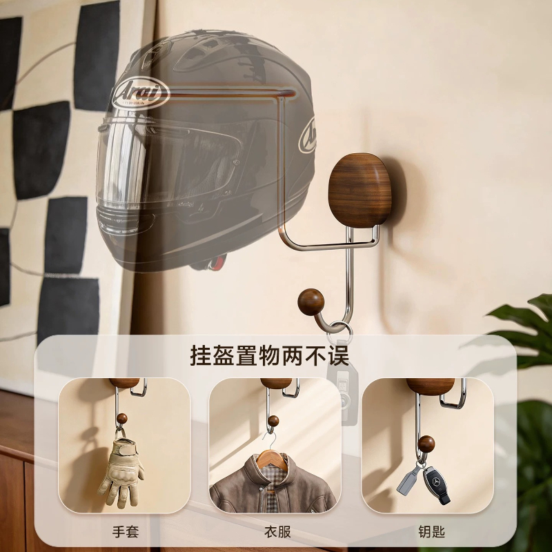 Wall Mount Helmet Storage Rack - Cycling Gear Wall Organizer review and price