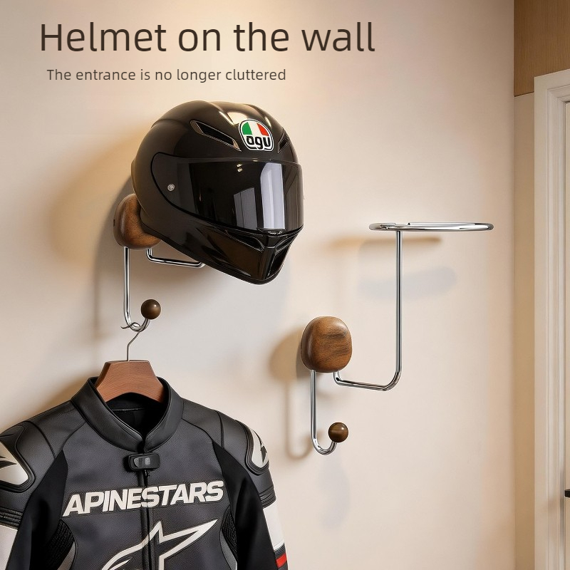 Wall Mount Helmet Storage Rack - Cycling Gear Wall Organizer review and price