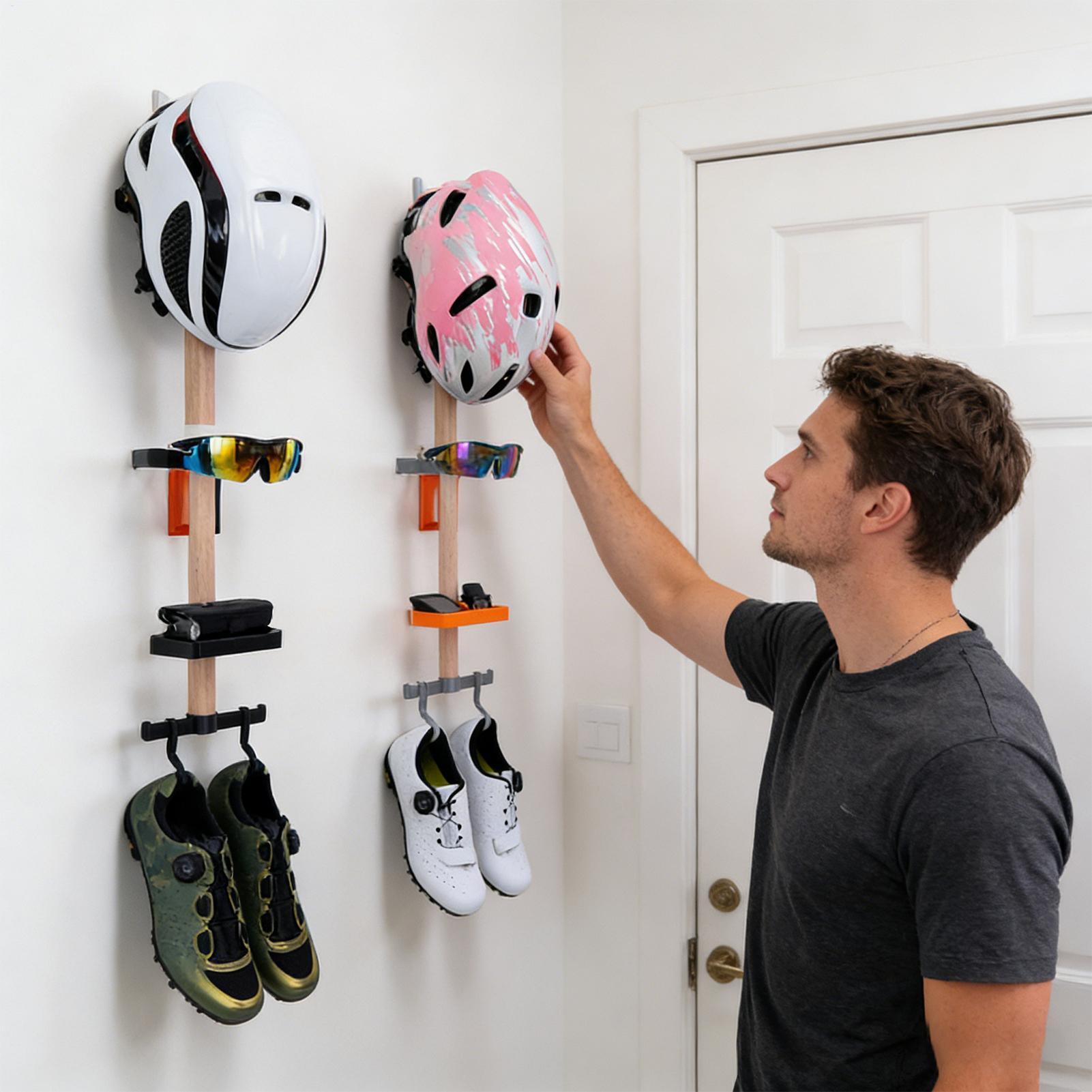 Vertical Cycling Gear Organize - Cycling Gear Wall Organizer review and price