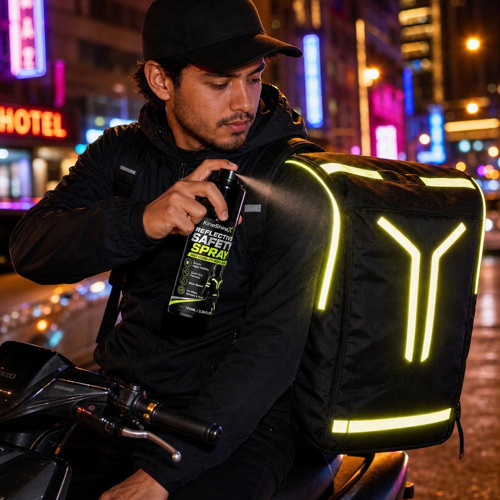 Night Reflective Safety Spray  - Cycling Gear Backpack review and price